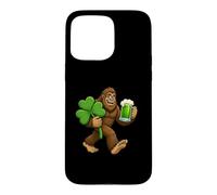 Bigfoot Shamrock Funny St. Patrick's Day Bigfoot Case for iPhone 15 Pro Max