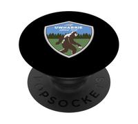 Bigfoot Sighting at Uwharrie National Forest North Carolina PopSockets Adhesive PopGrip