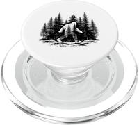 Bigfoot Silhouette Forest Outdoor Cryptid Creature Big Foot PopSockets PopGrip for MagSafe