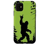 Bigfoot Silhouette Walking Through Forest Adventure Mystery Case for iPhone 11