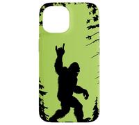 Bigfoot Silhouette Walking Through Forest Adventure Mystery Case for iPhone 15