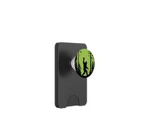 Bigfoot Silhouette Walking Through Forest Adventure Mystery PopSockets PopWallet for MagSafe