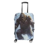 Bigfoot Snowstorm Funny Luggage Cover Stylish Travel Suitcase Case Elastic Baggage Protective Covers