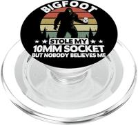 Bigfoot Stole 10mm Socket Missing 10mm Socket Mechanic Men PopSockets PopGrip for MagSafe