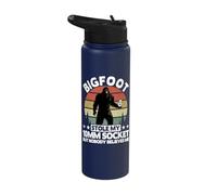 Bigfoot Stole 10mm Socket Missing 10mm Socket Mechanic Men Stainless Steel Insulated Water Bottle