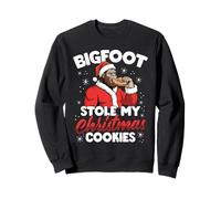Bigfoot Stole My Christmas Cookies Funny Sweatshirt