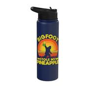 Bigfoot Stole My Pineapple Upside Down Pineapple Swinger Stainless Steel Insulated Water Bottle