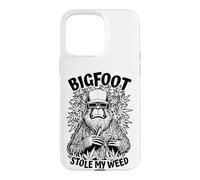 Bigfoot Stole My Weed Funny Sasquatch Stoner Canna lunt Case for iPhone 15 Pro Max