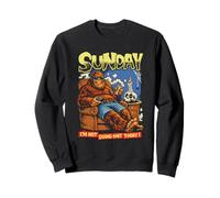 Bigfoot Sunday I'm Not Doing Anything Today Sasquatch Sweatshirt