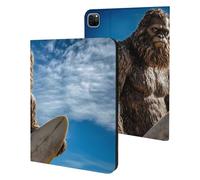 Bigfoot Surfing Beach Tablet Case Compatible with IPAD Pro 20/21/22(11in)
