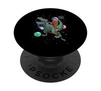 Bigfoot T-Rex Dinosaur Outer Space Astronaut Sasquatch PopSockets Adhesive PopGrip
