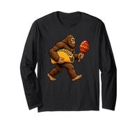 Bigfoot Taco Cinco de Mayo Funny Taco Bigfoot Long Sleeve T-Shirt