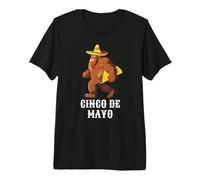 Bigfoot Taco Cinco De Mayo - Sasquatch Mexican Festival Premium T-Shirt