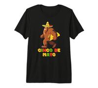 Bigfoot Taco Cinco De Mayo - Sasquatch Mexican Festival Premium T-Shirt
