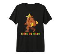 Bigfoot Taco Cinco De Mayo - Sasquatch Mexican Festival Premium T-Shirt