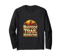Bigfoot Trail Inspector Sasquatch Hiking Camper Long Sleeve T-Shirt