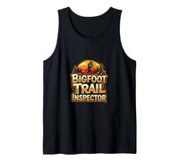 Bigfoot Trail Inspector Sasquatch Hiking Camper Tank Top