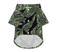Bigfoot Tree Hawaii Shirt Print Dog Clothes T-Shirt Beach for Puppy Cat L