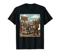 Bigfoot Trucker Retro Sasquatch Road Legend T-Shirt