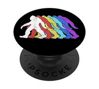 Bigfoot TShirt Sasquatch Silhouette Retro Pop Art gift idea PopSockets Swappable PopGrip