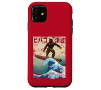 Bigfoot Tsunami Surfer The Great Wave Off Kanagawa Case for iPhone 11
