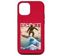 Bigfoot Tsunami Surfer The Great Wave Off Kanagawa Case for iPhone 12/12 Pro