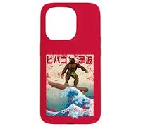 Bigfoot Tsunami Surfer The Great Wave Off Kanagawa Case for iPhone 15 Pro