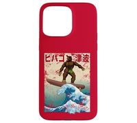 Bigfoot Tsunami Surfer The Great Wave Off Kanagawa Case for iPhone 15 Pro Max