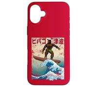 Bigfoot Tsunami Surfer The Great Wave Off Kanagawa Case for iPhone 16 Plus