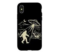 Bigfoot UFO Abduction Cryptid Alien Spaceship Loch Ness Case for iPhone X/XS