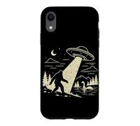 Bigfoot UFO Abduction Cryptid Alien Spaceship Loch Ness Case for iPhone XR