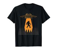 Bigfoot UFO Abduction Sasquatch Alien Yeti Funny Believers T-Shirt