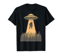 Bigfoot UFO Abduction Sasquatch Alien Yeti Funny Believers T-Shirt