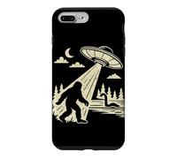 Bigfoot UFO Abduction Sasquatch Loch Ness Monster Forest Case for iPhone 7 Plus/8 Plus