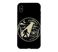 Bigfoot UFO Abduction Sasquatch Loch Ness Monster Forest Case for iPhone XS Max
