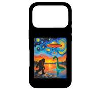 Bigfoot UFO Alien Encounter Van Gogh Starry Night Mystery Case for iPhone 17 Pro