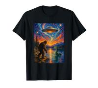 Bigfoot UFO Dinosaur Lake Monster Mysterious Encounter Value Graphic T-Shirt