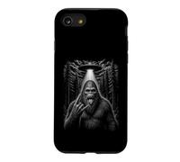 Bigfoot UFO Funny Sasquatch Alien Conspiracy Sarcastic Art Case for iPhone SE (2020) / 7/8