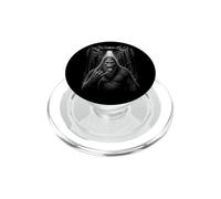 Bigfoot UFO Funny Sasquatch Alien Conspiracy Sarcastic Art PopSockets PopGrip for MagSafe