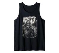 Bigfoot UFO Funny Sasquatch Alien Conspiracy Sarcastic Art Tank Top