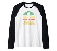 Bigfoot Ultra Runner Vintage Trail Marathon T-Shirt Raglan Baseball Tee