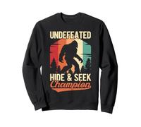 Bigfoot Undefeated Hide & S hampion Funny Sasquatch Sweatshirt