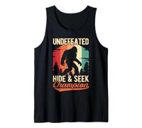 Bigfoot Undefeated Hide & S hampion Funny Sasquatch Tank Top