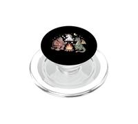 Bigfoot Unicorn Dragon Roasting Marshmallows Fire PopSockets PopGrip for MagSafe