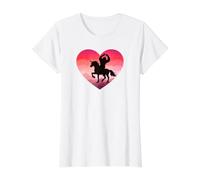 Bigfoot Unicorn Valentine Heart Funny Cryptid Art Value Graphic T-Shirt