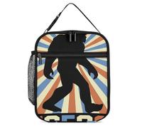 Bigfoot Vintage Sasquatch Insulated Lunch Bag Reusable Cooler Lunchbox Tote Meal Container for Women Men