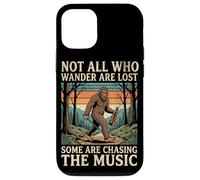 Bigfoot Violin Player Fiddle Bluegrass Music Lover Retro Case for iPhone 12/12 Pro