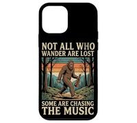 Bigfoot Violin Player Fiddle Bluegrass Music Lover Retro Case for iPhone 12 mini