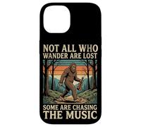 Bigfoot Violin Player Fiddle Bluegrass Music Lover Retro Case for iPhone 14