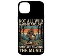 Bigfoot Violin Player Fiddle Bluegrass Music Lover Retro Case for iPhone 14 Plus